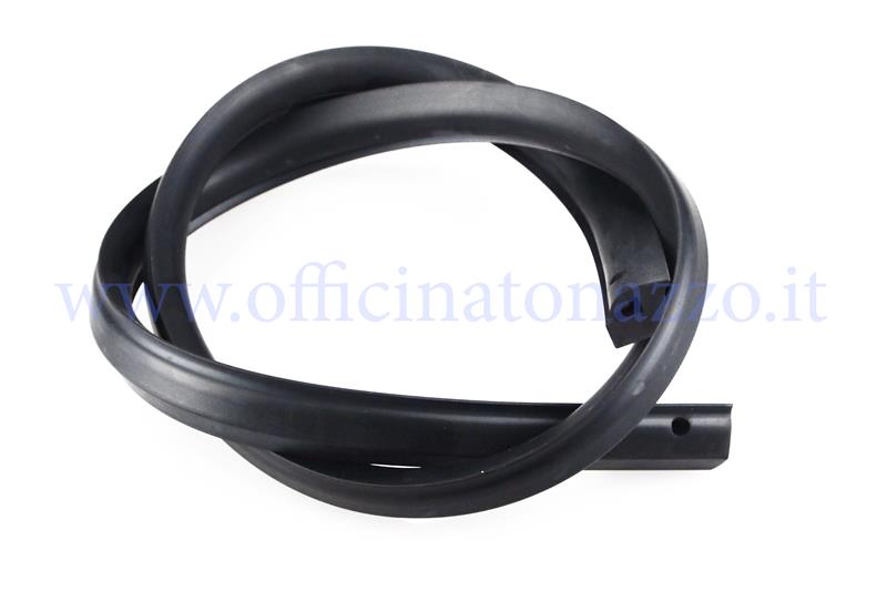 Original Piaggio left bonnet black rubber profile for Vespa Millenium onwards