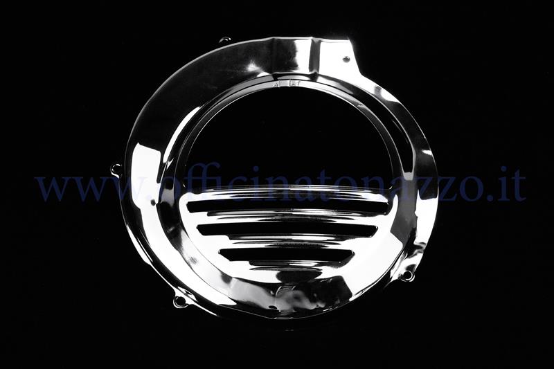 Chrome flywheel cover for Vespa PX with electric start