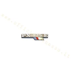 Rainbow "PX 125 E" bonnet badge with flag