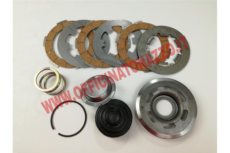 Group 3 complete clutch discs of cork original type for Vespa 50 - Primavera - ET3