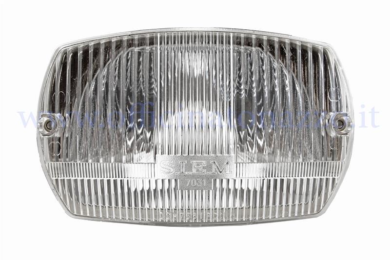 Fanale anteriore in plastica Siem per Vespa 50 Special (completo di cornice, supporto interno, molle e viti di fissaggio)