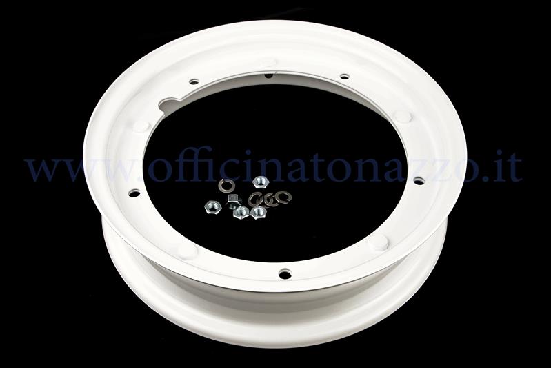 Wheel rim 3.00 / 3.50-10 white for all Vespa models