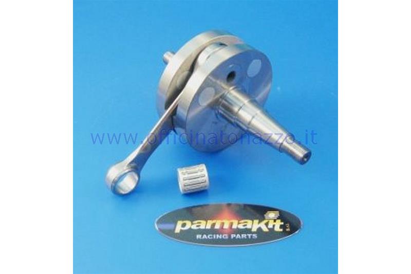 Parmakit crankshaft round flywheels Ø87, stroke 51, cone Ø20, connecting rod 97 machined from solid and tungsten inserts, specific for W-Force cylinder