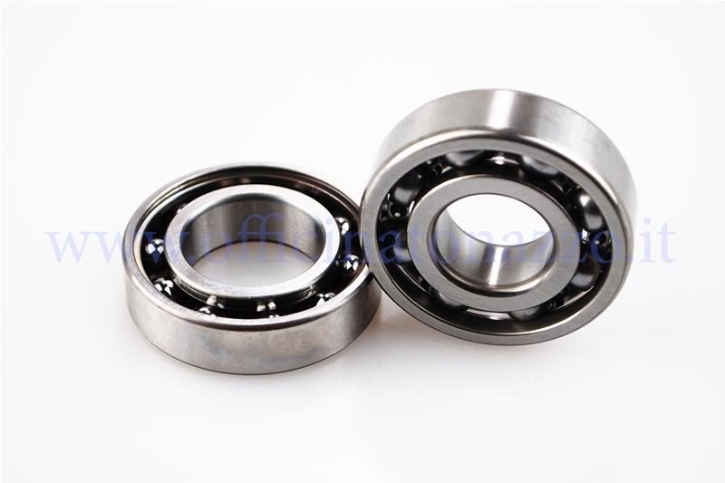 Bearing kit Polini (25x47x12 - 20x47x14) for Polini crankshaft for Vespa 50 - Primavera - ET3