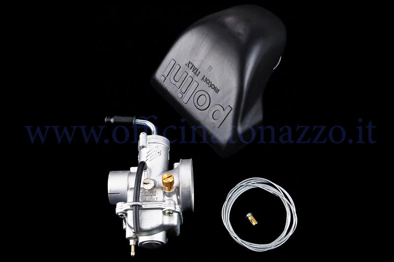 Carburetor Polini Ø19 CP Complete air filter for Vespa 50 - Primavera - ET3