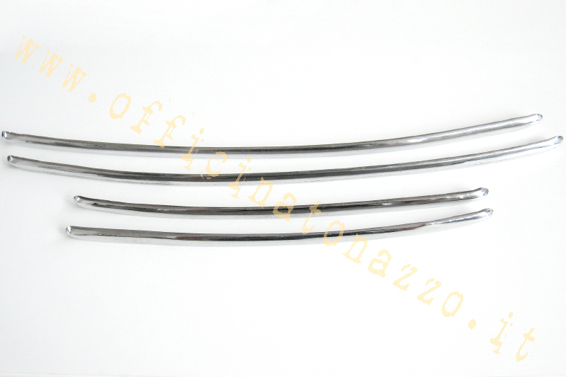 Friezes hood and fender in aluminum for Vespa 125 VNL2T - GT - GTR - Sprint - 180 SS