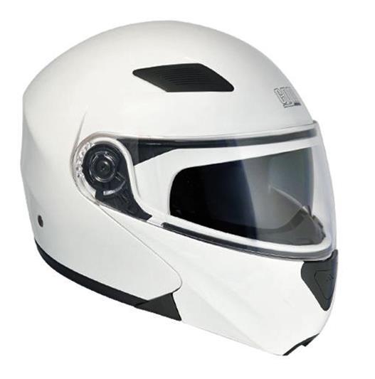 505A-BLV-14D - Casque modulaire SINGAPOUR, blanc nacré, taille L (59 Cm)