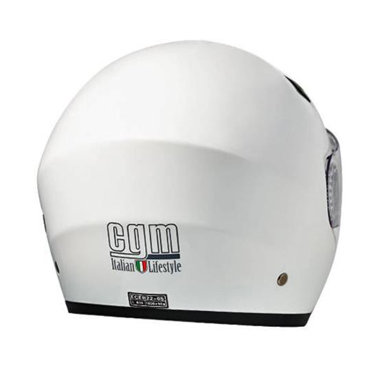 Modularer Helm SINGAPUR, perlweiß, Größe L (59 cm)