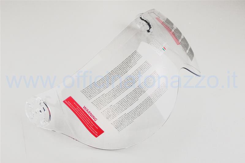 Transparent geformtes Visier für Helm mod. MIAMI - FLORIDA - ITALIEN 109I