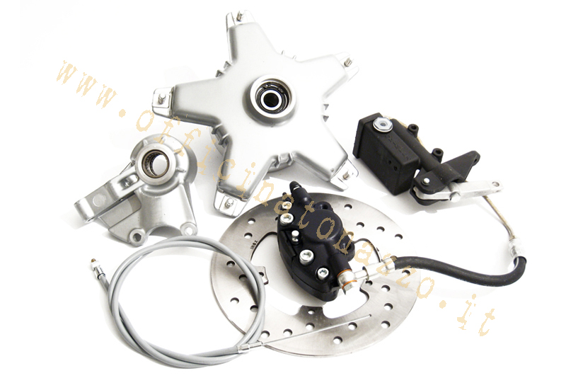 30900000 - Freno a disco anteriore semidraulico Grimeca  perno 20mm con mozzo a stella per Vespa PX - PK (con forcella tipo PX)