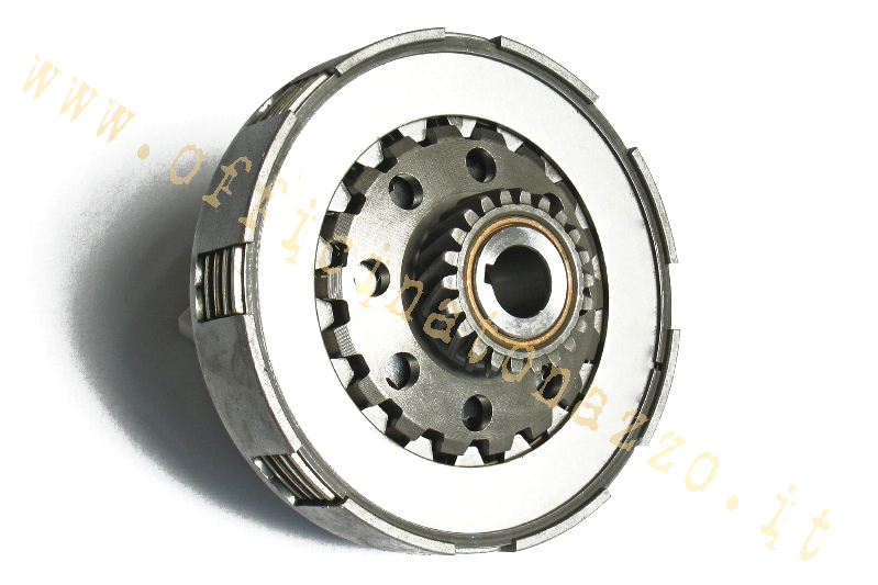 Complete clutch assembly 4 discs 8 springs pinion Z22 for Vespa PX 125/150/200