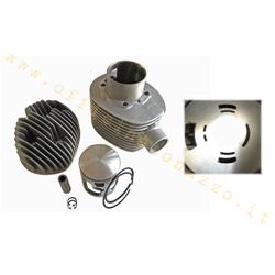 Pinasco 215cc cylinder "Super Sport" in aluminum 57mm stroke with central spark plug for Vespa 200 PX - PE - Rally