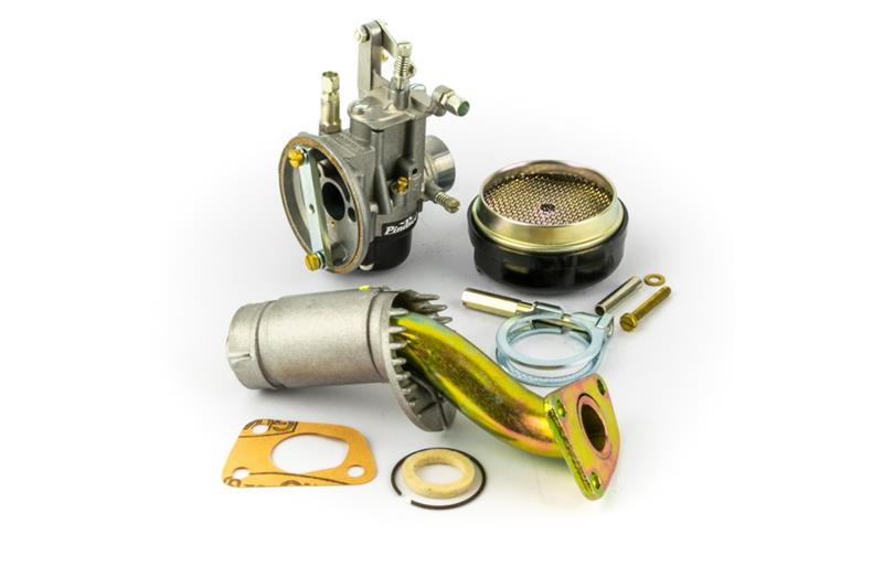 Kit completo carburador Pinasco SHBC 19/19 ataque rígido con tres agujeros para Vespa PK-XL