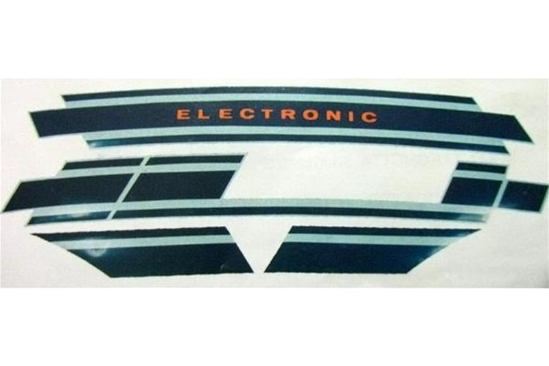 Vespa Electronic blue original Vespa ET3 sticker