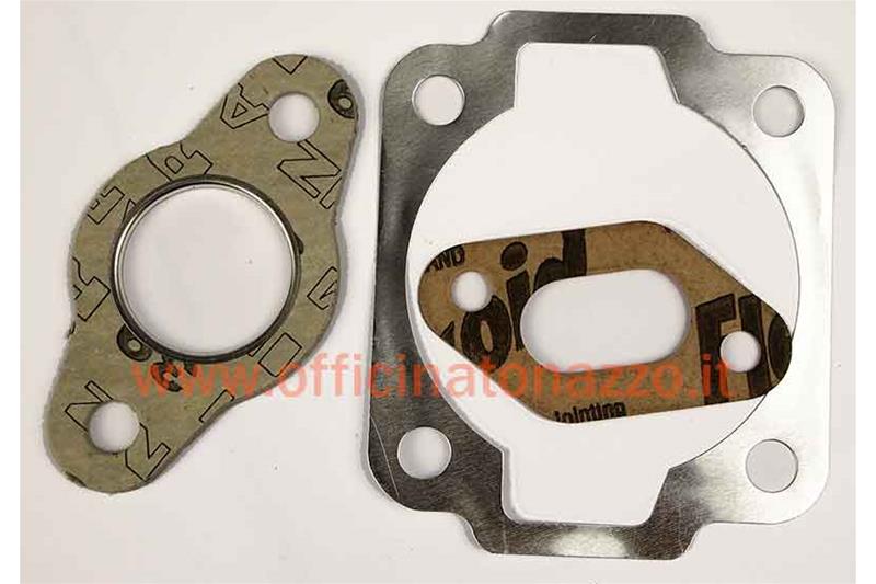 Polini cylinder gaskets set 75cc - 102cc - 130cc on Vespa PK with three-hole manifold