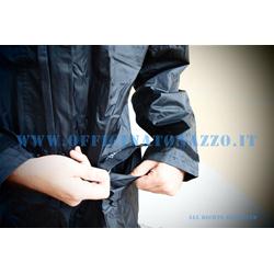 - Wasserdichter Anzug, Jacke und Hose, schwarze Farbe (Unisex)