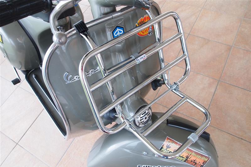Chrome front luggage rack for Vespa PX - PE - LML - GT - GTR - GL - TS - GS - Rally - Sprint - Sprint Veloce - Super - VNB - VBB - VBA