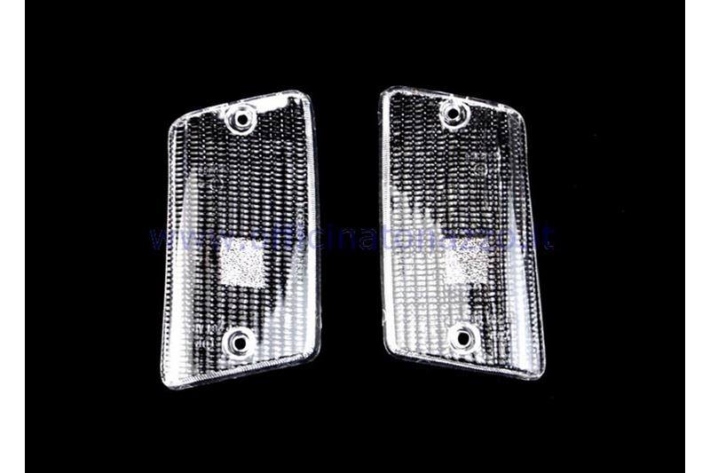 White rear turn signal light bodies for Vespa PK XL- FL2 - Rush