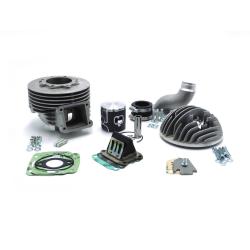 Cylindre Parmakit 130cc ECV Ø57 aluminium aspiré au cylindre Ø30 côté bougie pour Vespa Primavera - ET3