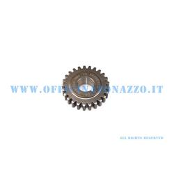 Pinion DRT Z 25 meshes with primary Z 72 (Ratio 2,88) straight teeth for Vespa 50 - Primavera - ET3