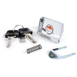 Complete chrome top case lock for Vespa PX Arcobaleno PX98 - MY - T5 - PK XL