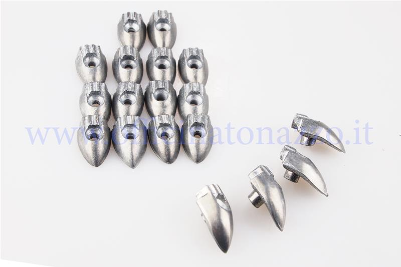 610190M - Kit puntali per strisce pedana per Vespa dal 1946 al 1952 - 98 - 125 - V1>V33 (18 Pz)