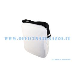 bolso de hombro Vespa con protección interior PC, color blanco con manzanas