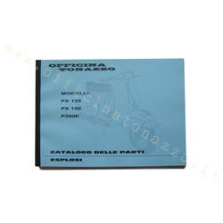 Parts catalog Vespa PX125, PX150, P200E