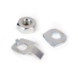 Set di bloccaggio per asse dell'albero ausiliario incl. dado -BGM ORIGINAL- Vespa PX125, PX150, PX200, Cosa, T5 125cc