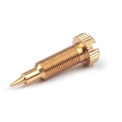 Air / mixture adjustment screw -BGM PRO, Conversion, short- SI20 / 20D, SI24 / 24E, SI24 / 24H - thread M5 x 0.50mm - thin tip (Ø = 0.65mm) - type Vespa PX with slotted screw (used as fine thread to long thread / hex conversion