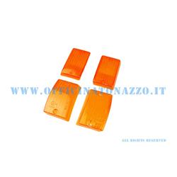 BOBT004 - Orange front and rear turn signal lights for Vespa PK (excluding XL)