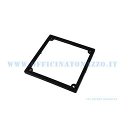 3285 - Vespa license plate frame in black plastic for old model license plate