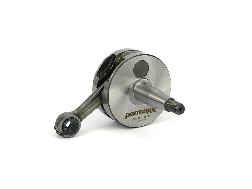 Parmakit crankshaft round flywheels Ø83, stroke 51, cone Ø20, connecting rod 97 specific for aspiration to the cylinder mod. GT - ECV