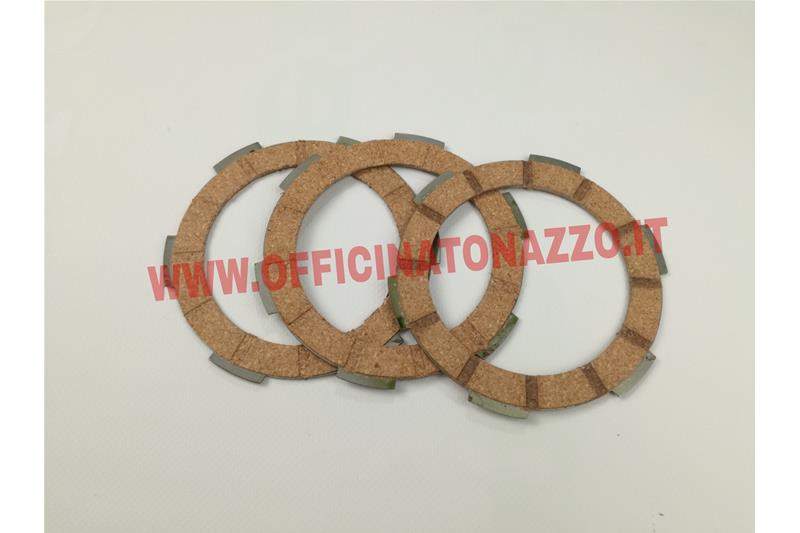 05700.21 - Frizione 3 dischi in sughero Parmakit specifica per gruppo ECV Superstrada per Vespa 50 - Primavera - ET3 - PK