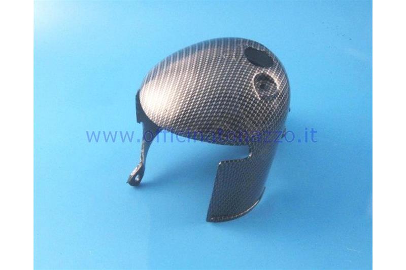 Headset cylinder PARMAKIT carbon look for Vespa PX 200