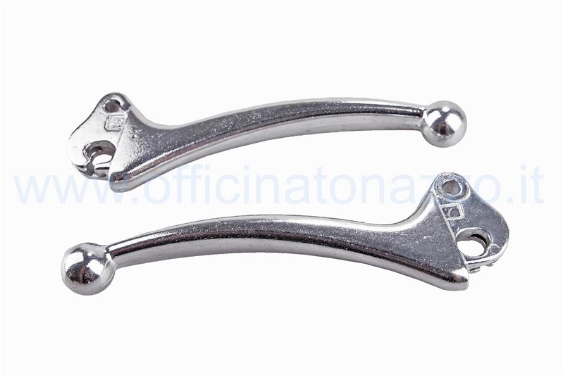 Pair of aluminum clutch brake levers for Vespa 50 - 50 Special - ET3 - Primavera