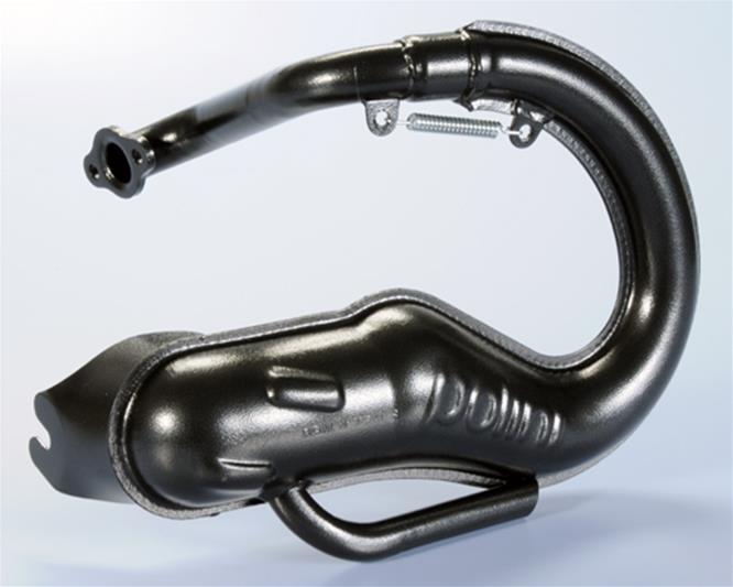 Polini Racing exhaust without aluminum silencer for Vespa 50