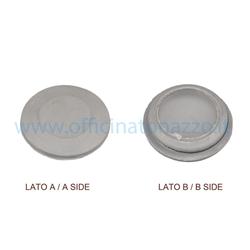 Odometer gear hub cap in gray rubber for Vespa 50 - Primavera - ET3