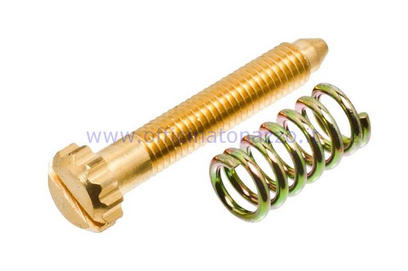 Idle adjustment screw and spring for PWK carburettor Ø24 - 26 - 28 - 30