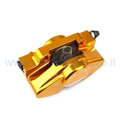 Gold increased disc brake caliper for Vespa PX (including pads)