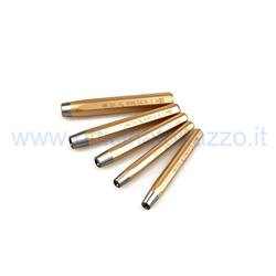 Punzones de aluminio para remaches (2-3-4-5-6 mm, 5 piezas)