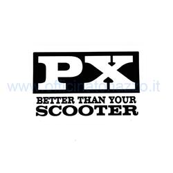 Autocollant Vespa "PX - mieux que votre scooter", l = 106 mm, l = 66 mm