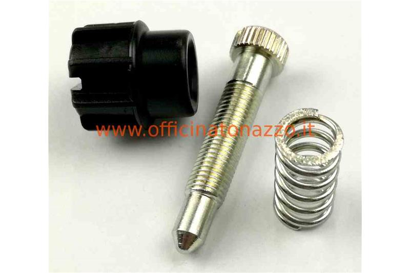 Idle adjustment screw complete with spring for Dell'Orto VHSH carburettor