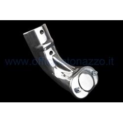 Reserveradhalter für Vespa 125 VNA - VNB - VBB 150 - VBA, poliertes Aluminium (Kreise 8 "voll)