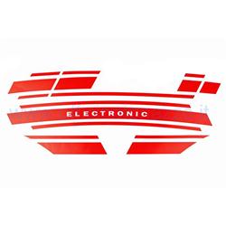 Sticker Vespa Electronic red Vespa ET3