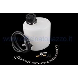 BUZZETTI 1,5 liter auxiliary petrol tank for engine testing including 74cm hose and 2 adapters