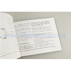 610045M - Use and maintenance manual Vespa 150GS from 1958 to 1961