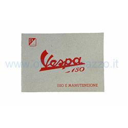 610040M - Use and maintenance manual for Vespa 150 from 1955