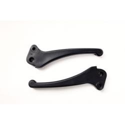 Pair of black plastic levers for Vespa PK 50 S - PK XL - Automatica - ETS