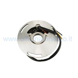 Allumage Pinasco Flytech avec cône d'avance variable 20 - Vespa PX - PE (ventilateur noir) avec bague pour démarrage électrique